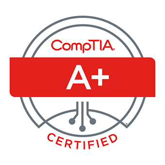CompTIA A+ certification badge
