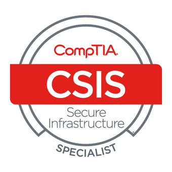 CompTIA Secure Infrastructure Specialist CSIS stackable certification badge